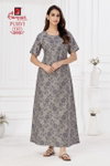 Purvi Nighty Vol 1 By Ganpati Cotton Printed Night Wear Nighty Wholesale Price In Surat